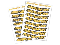Spank Rim Stickies, Rim Decal Kits - gold