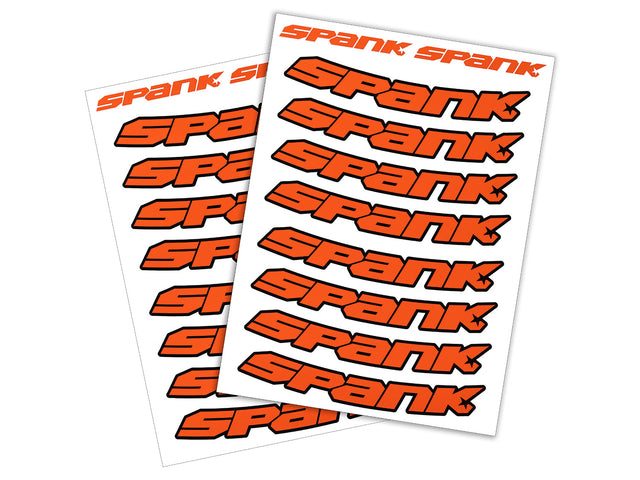 Spank Rim Stickies, Rim Decal Kits - orange