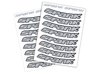 Spank Rim Stickies, Rim Decal Kits - silver