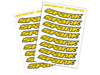 Spank Rim Stickies, Rim Decal Kits - yellow
