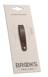 Leather hub shiner - brown