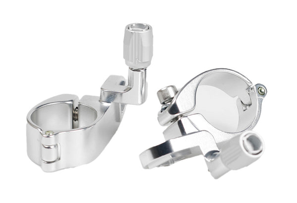 Downtube Shifter Handlebar Mount - Silver