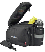 KLICKfix Gepäckträgertasche Rackpack 2+, 12-16L, UniKlip 2 - schwarz