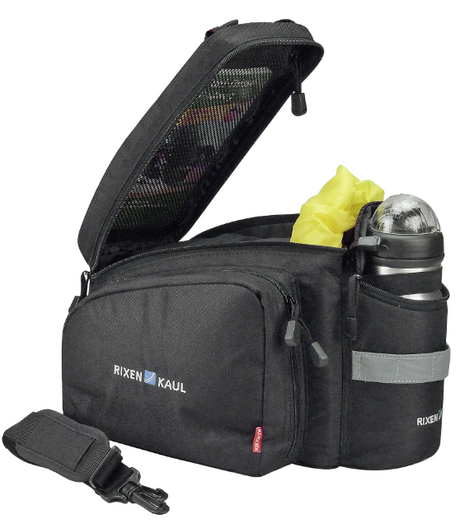 KLICKfix Gepäckträgertasche Rackpack 2+, 12-16L, UniKlip 2 - schwarz