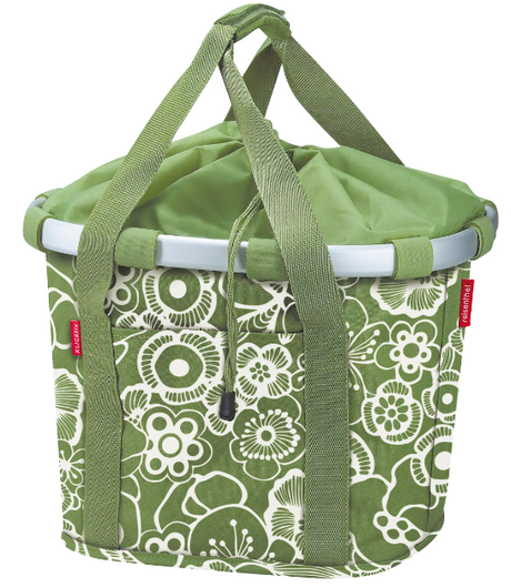 KLICKfix Lenkerkorb Reisenthel Bikebasket 15L - fleur green