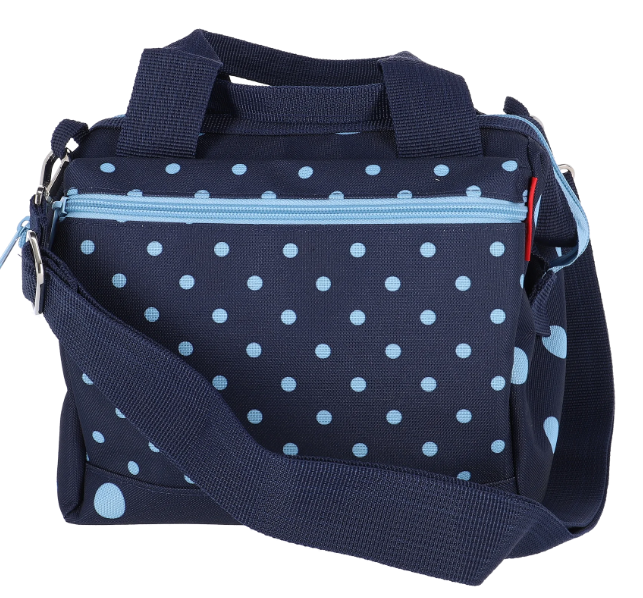 KLICKfix Lenkertasche Roomy 4L - mixed dots blue