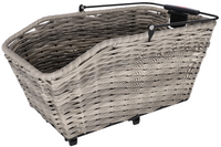 KLICKfix Rear Basket Structura GT, with Basket Clip - gray/reed 