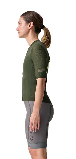 Women's Evade Pro Base Jersey 2.0 - Bronze  Green