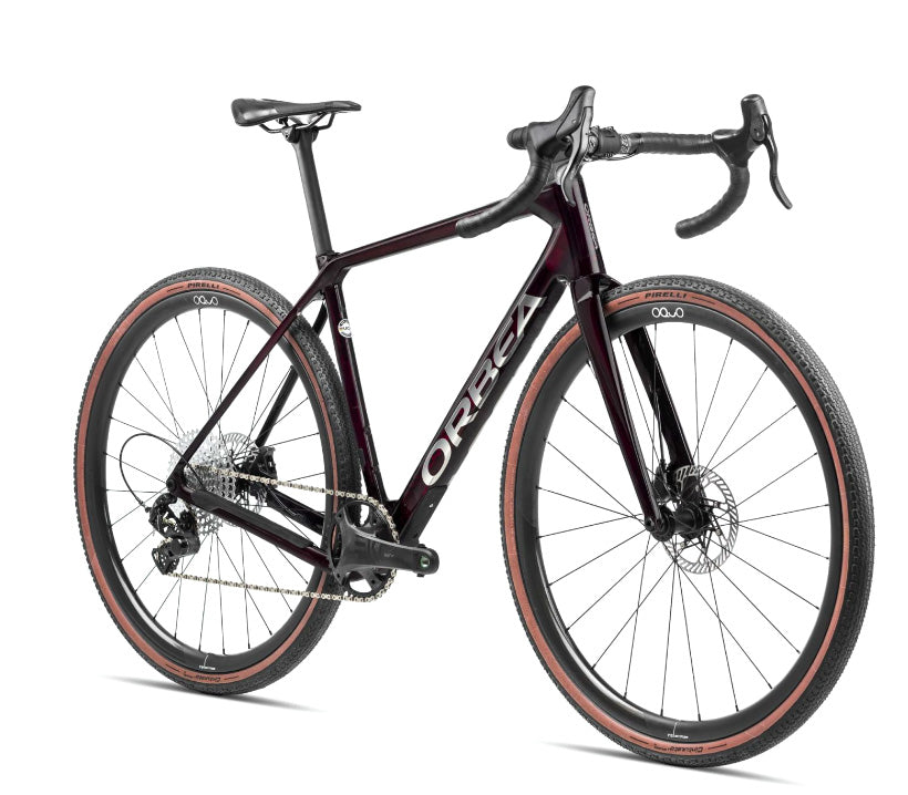 TERRA M21eTEAM 1X - Wine Red Carbon View