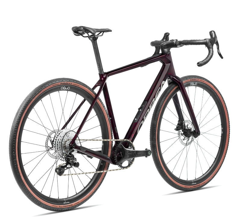 TERRA M21eTEAM 1X - Wine Red Carbon View
