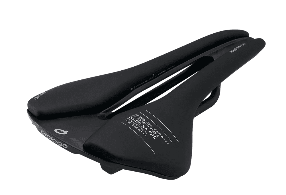 Saddle Nago R4 PAS, 245x147mm, Tirox - black 