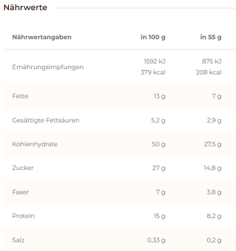 Energy Bar - Dunkle Schokolade Kokos
