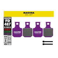 Pastilla de freno E-Bike G1652 Magura MT5/MT7 - Morado