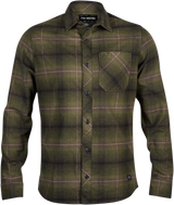 Source Flannel - Olive Green