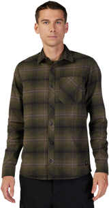 Source Flannel - Olive Green