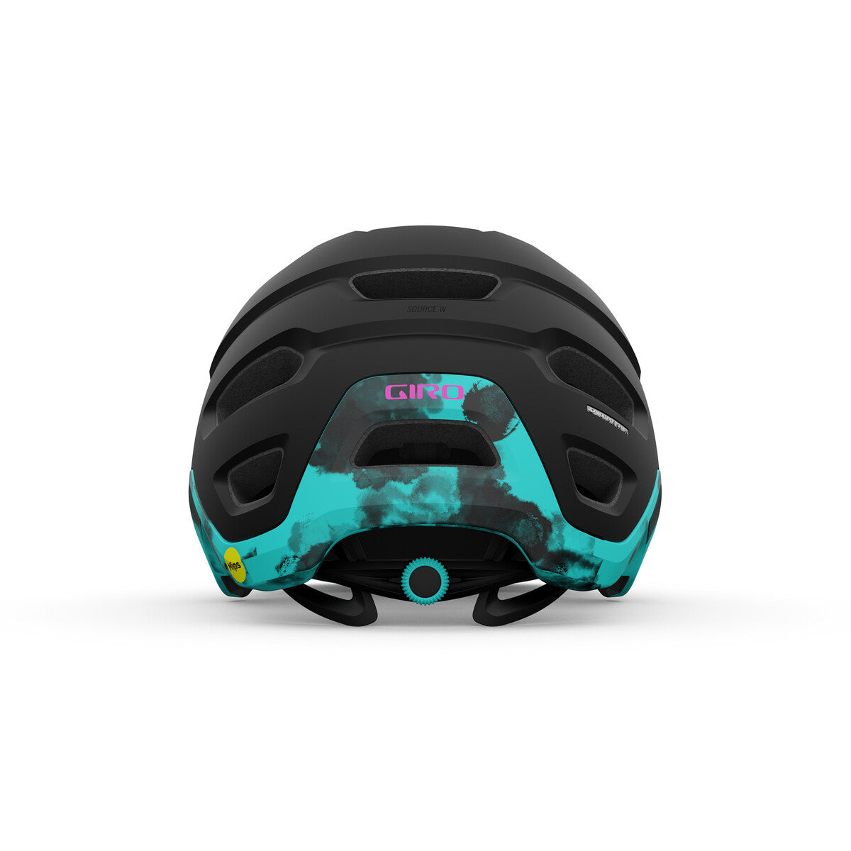 Source W Mips Fahrradhelm - matte black ice dye