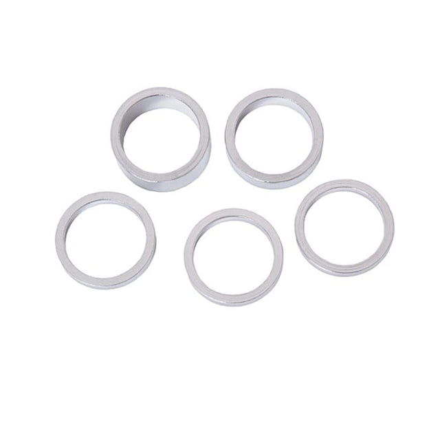 Steuersatz Spacerset 5-teilig - 1 Zoll - Silber