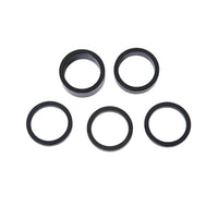 Jeu d'entretoises de jeu de direction 5 pièces - 1 pouce - noir
