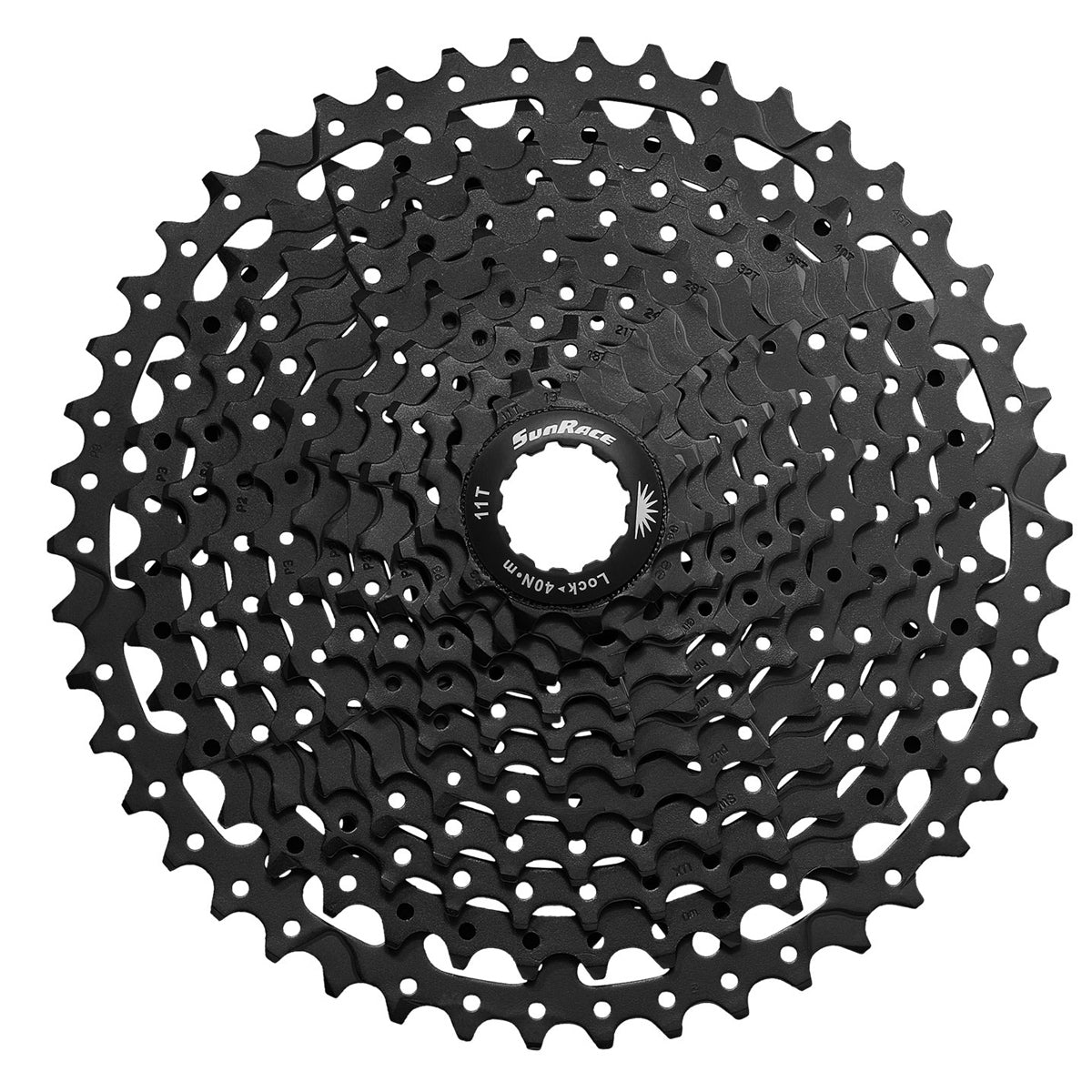 CSMS2 MTB Cassette 10-speed, 11-46 Teeth - Black - Shimano compatible