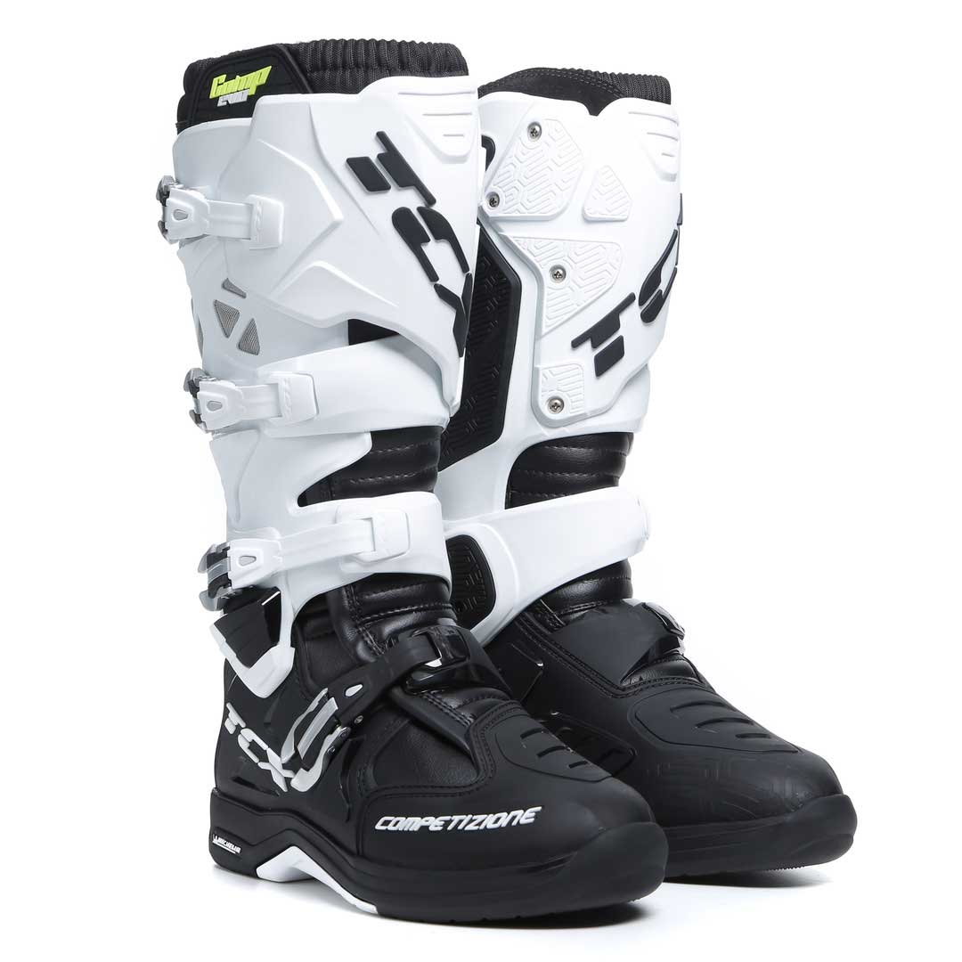 TCX Motorcycle Boots COMP EVO 2 MICHELIN - black-white