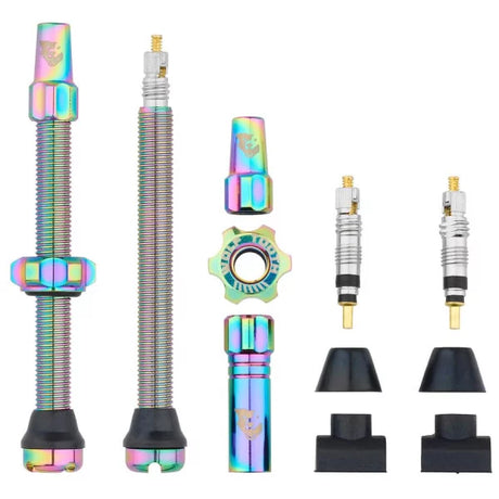 Tubeless Valve Stem Ventile, Presta - rainbow