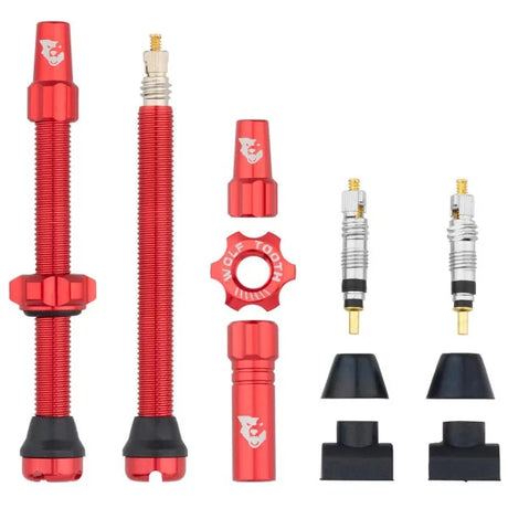 Tubeless Valve Stem Ventile, Presta - red