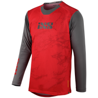 Trigger X Air Jersey long-sleeved - Red/Grey 