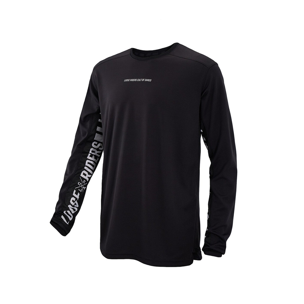 Tech Men Jersey Longsleeve - Stealth Black