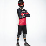 Maillot à manches longues Trigger X - Rouge/Noir