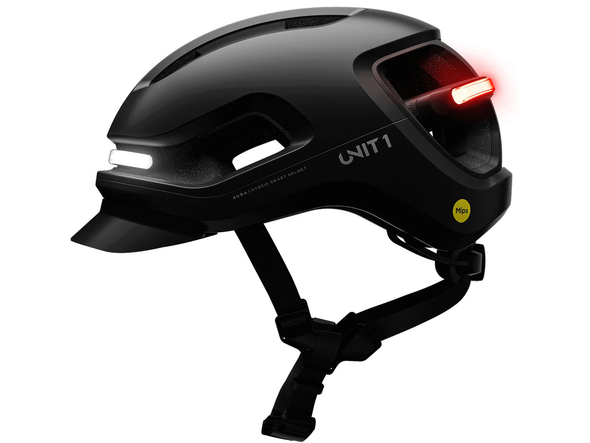 AURA Mips Smart Helmet - Blackbird