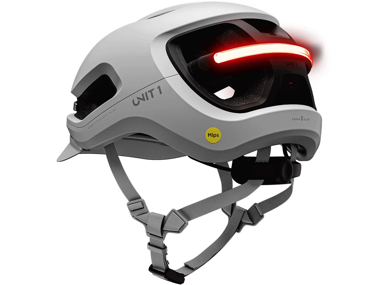 AURA Mips Smart Helmet - Chalk