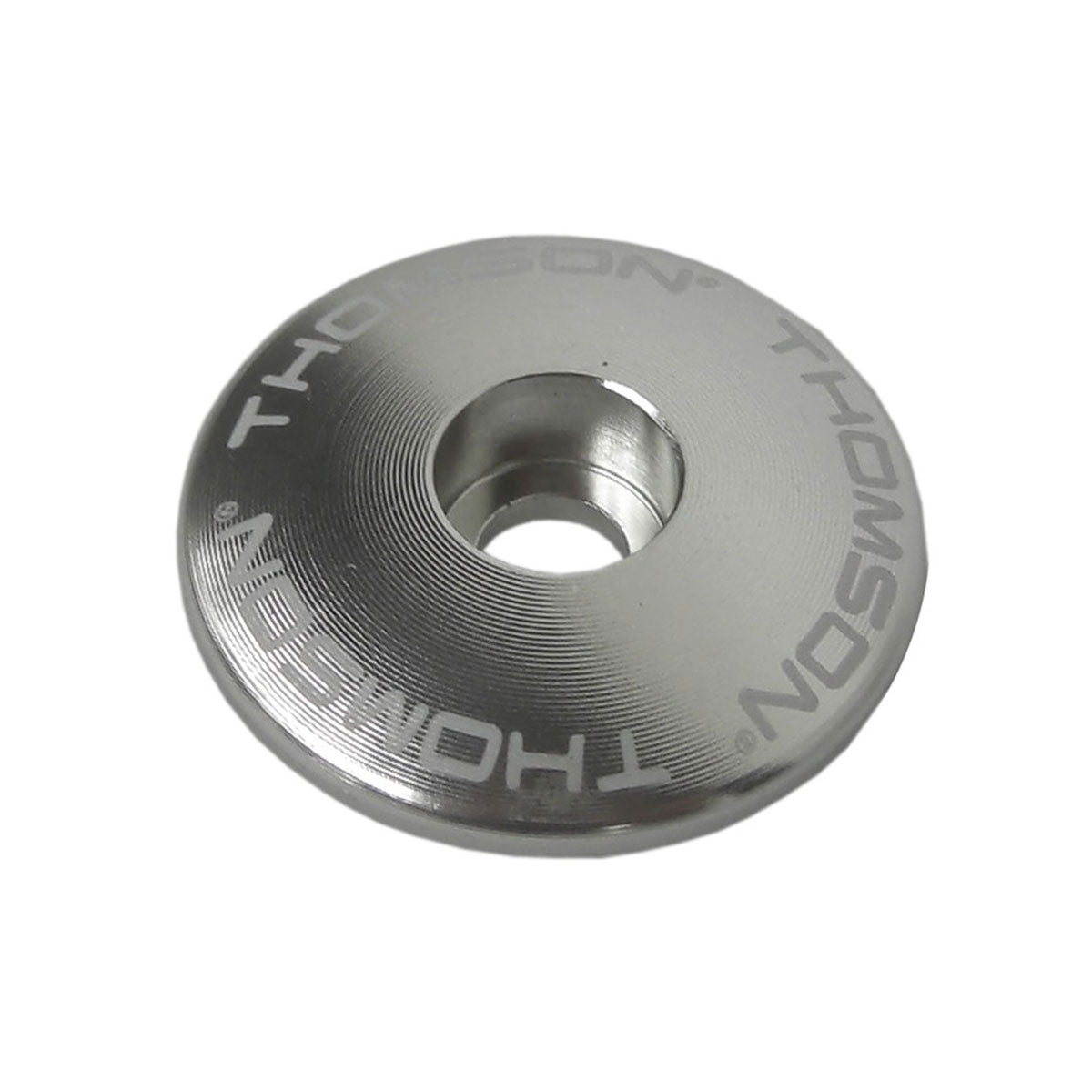Top Cap Vorbau-Abschlusskappe - silber
