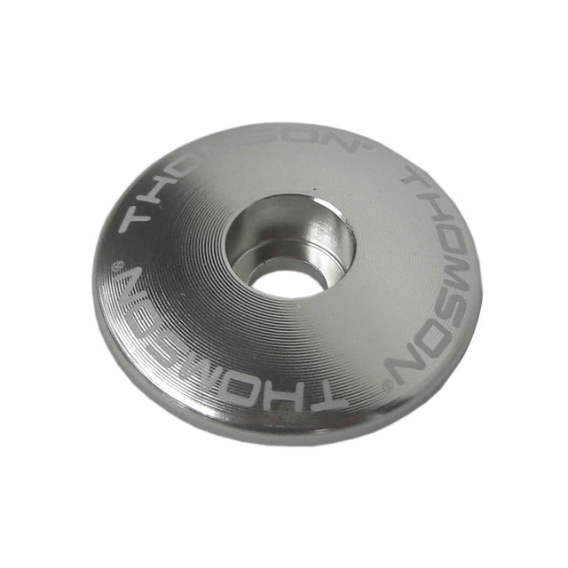 Top Cap Vorbau-Abschlusskappe - silber