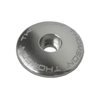 Top Cap Vorbau-Abschlusskappe - silber
