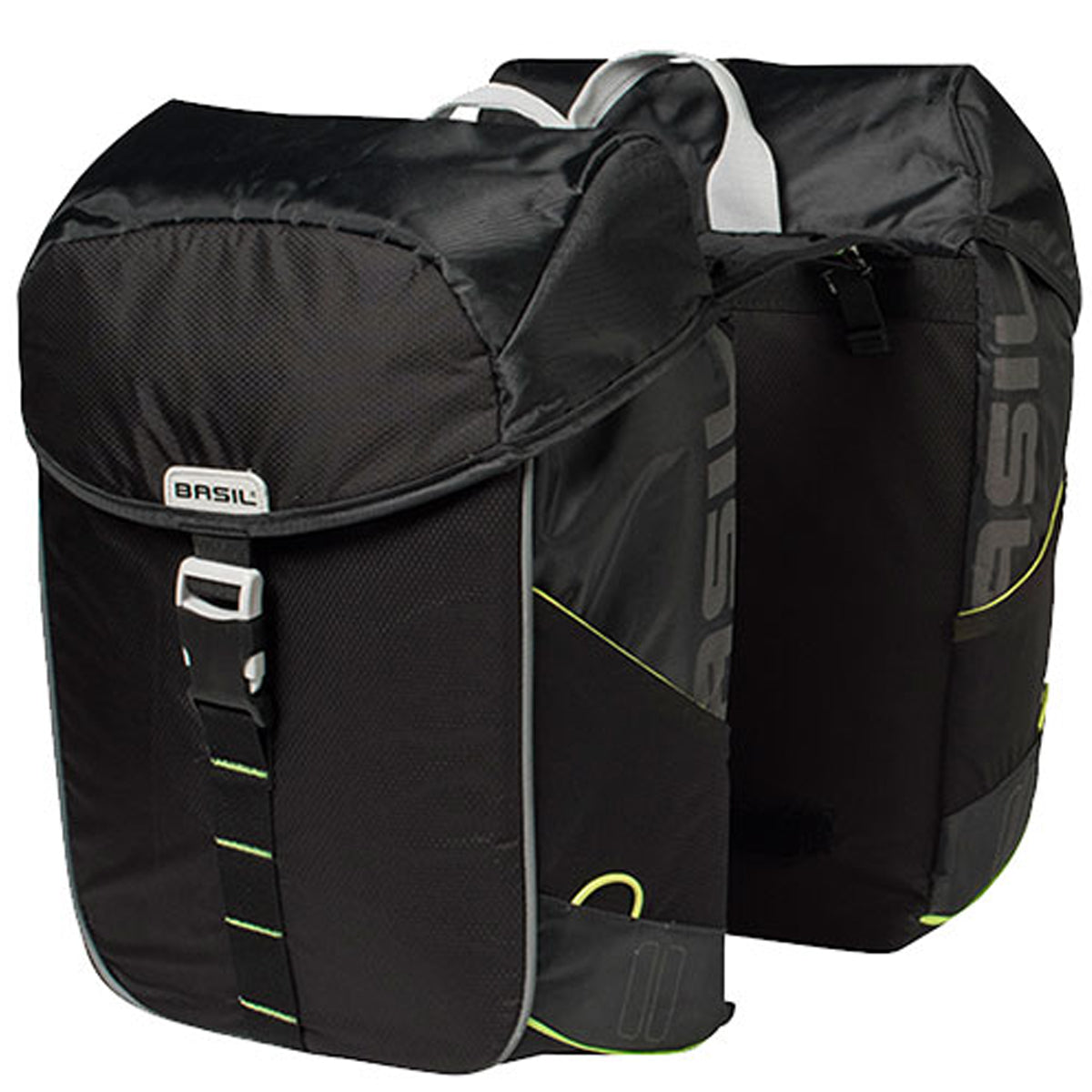 Basil Fahrradtasche Doppeltasche Miles schwarz- 32 Liter