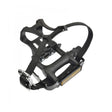 M085 Kinderpedal mit Zehenclip und Gurt - Schwarz