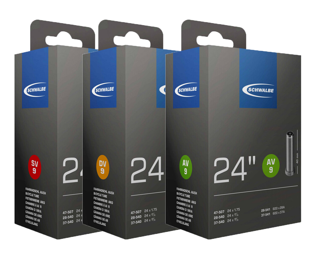 Camera D'Aria Schwalbe No. 9 Per Bici 24 Pollici - Ricambio Originale - Foto 5