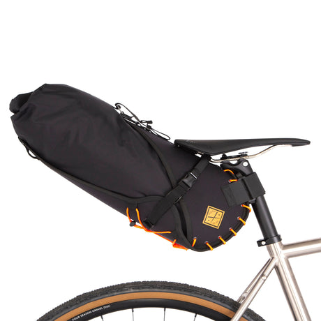 Satteltasche mit Drybag - 14 L - orange