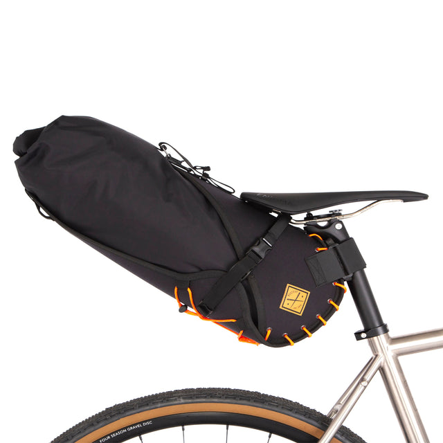 Satteltasche mit Drybag - 14 L - orange