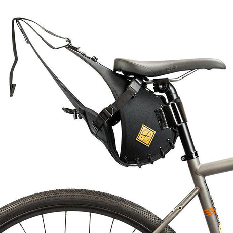 Satteltasche mit Drybag - 14 L - schwarz