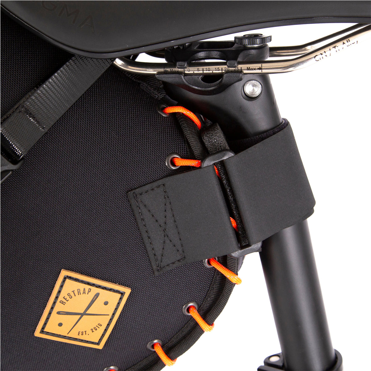 Satteltasche mit Drybag - 14 L - orange
