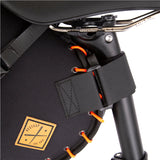 Satteltasche mit Drybag - 14 L - orange
