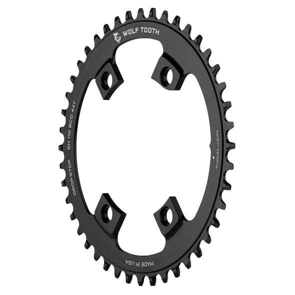 Shimano Kettenblatt, 110 BCD Asymmetric Drop Stop B - black