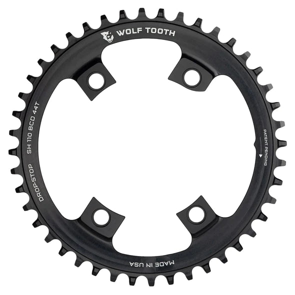 Shimano Kettenblatt, 110 BCD Asymmetric Drop Stop B - black