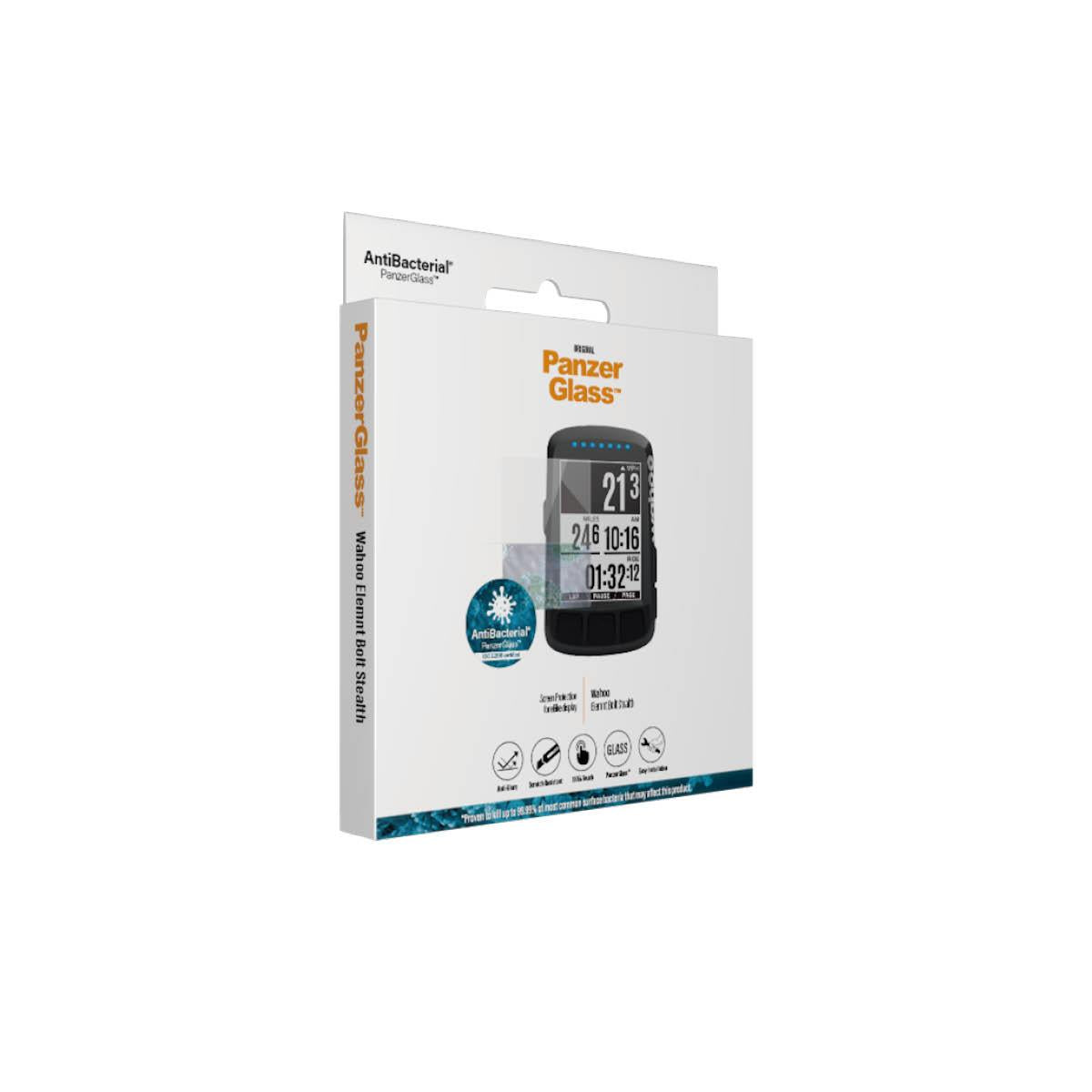 Wahoo Elemnt Bolt Stealth AntiGlare antibakteriell