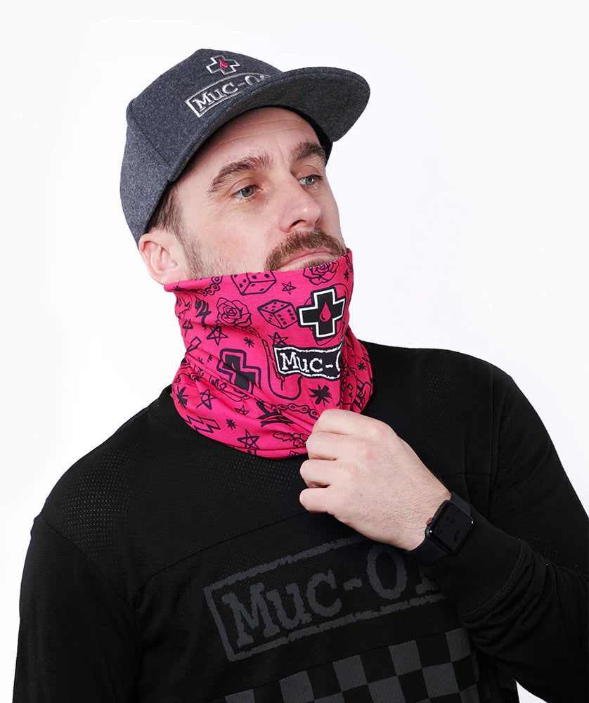 Lightweight Neck Gaiter Halstuch - Pink Punk