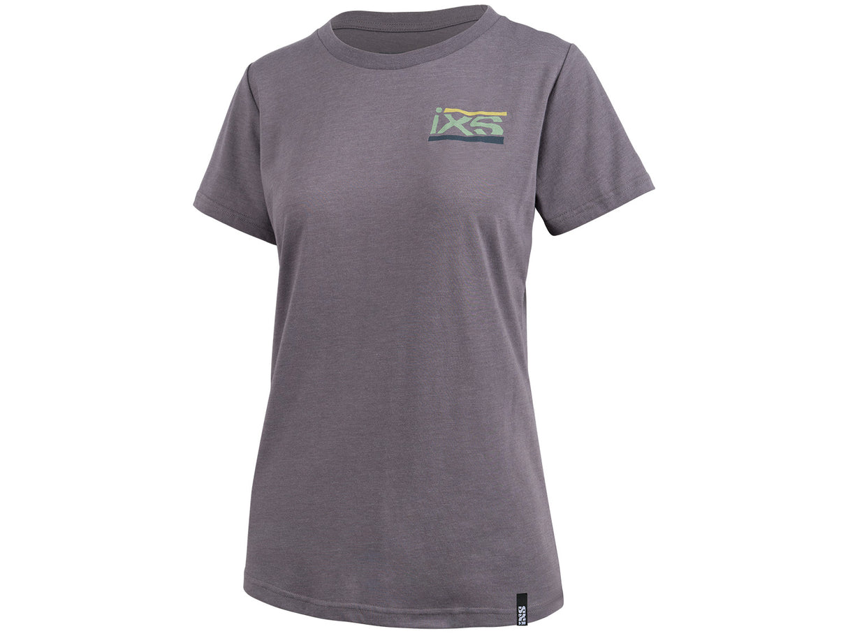 Womens Arch organic tee - Dirty Purple