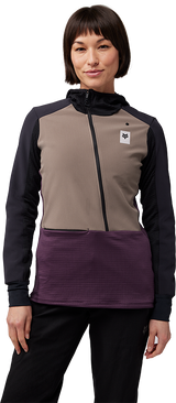 Women's Defend Thermal Hoodie - Ash