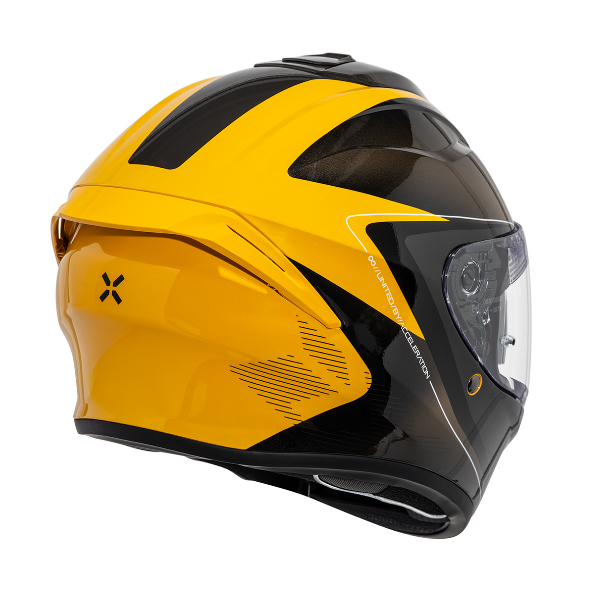 Rapid 1.0 Graphic Integralhelm - mango-anthrazit
