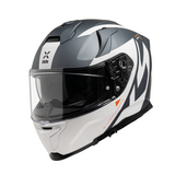 Rapid 2.0 Graphic Integralhelm - matt weiss-grau